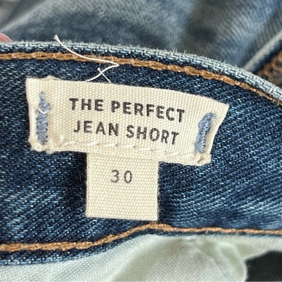 Madewell The Perfect Jean Short Women’s 30 Tulip Hem Denim High Rise Cut Off B4 - Picture 9 of 11